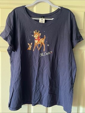 torrid 'Oh Deer' Reindeer Graphic Sleep Tee